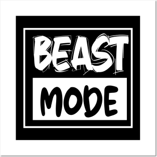 Beast mode design Posters and Art